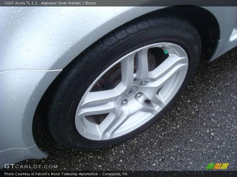 Alabaster Silver Metallic / Ebony 2007 Acura TL 3.2