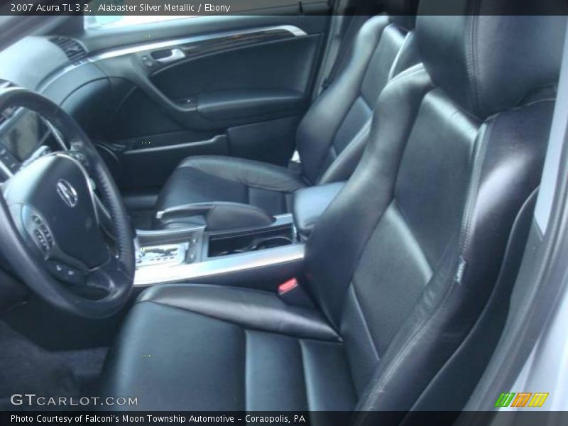 Alabaster Silver Metallic / Ebony 2007 Acura TL 3.2
