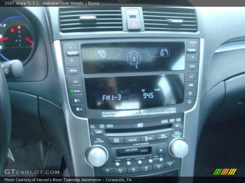 Alabaster Silver Metallic / Ebony 2007 Acura TL 3.2