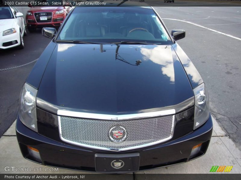 Sable Black / Light Gray/Ebony 2003 Cadillac CTS Sedan