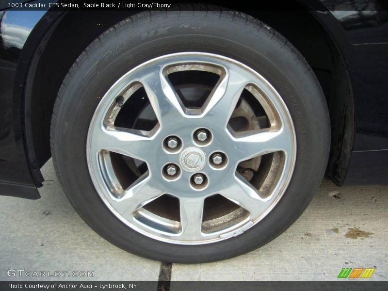 Sable Black / Light Gray/Ebony 2003 Cadillac CTS Sedan