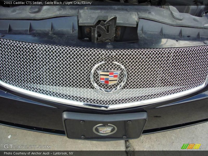 Sable Black / Light Gray/Ebony 2003 Cadillac CTS Sedan