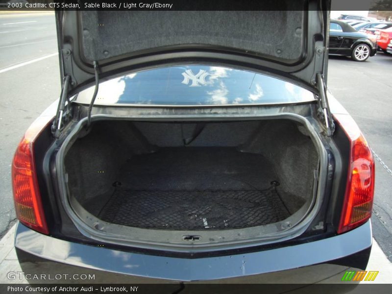 Sable Black / Light Gray/Ebony 2003 Cadillac CTS Sedan