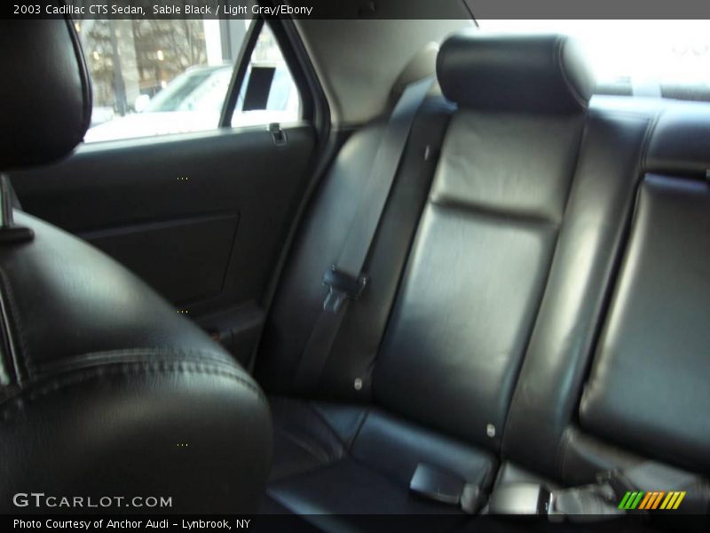 Sable Black / Light Gray/Ebony 2003 Cadillac CTS Sedan