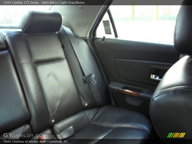 Sable Black / Light Gray/Ebony 2003 Cadillac CTS Sedan