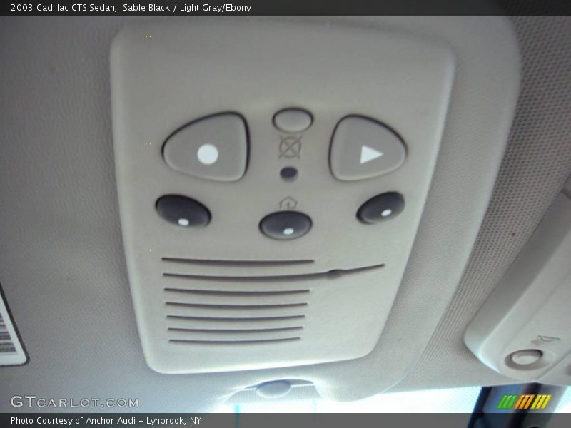 Sable Black / Light Gray/Ebony 2003 Cadillac CTS Sedan