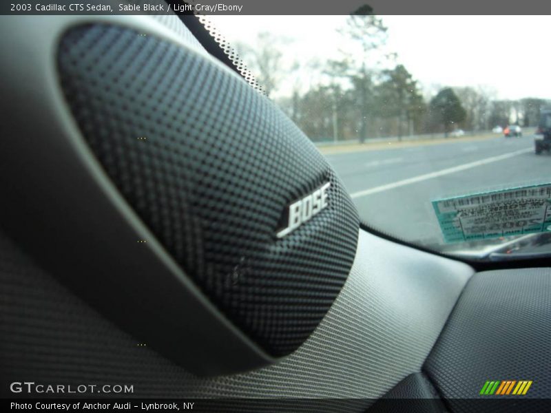 Sable Black / Light Gray/Ebony 2003 Cadillac CTS Sedan