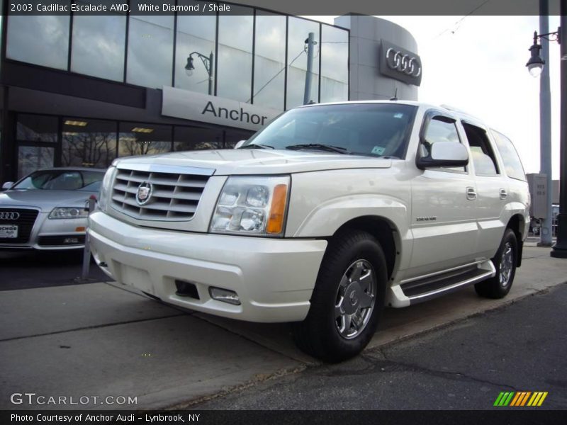 White Diamond / Shale 2003 Cadillac Escalade AWD