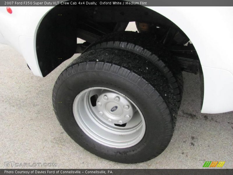 Oxford White / Medium Flint 2007 Ford F350 Super Duty XLT Crew Cab 4x4 Dually