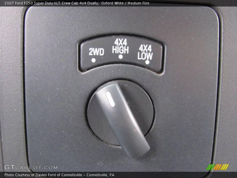 Oxford White / Medium Flint 2007 Ford F350 Super Duty XLT Crew Cab 4x4 Dually