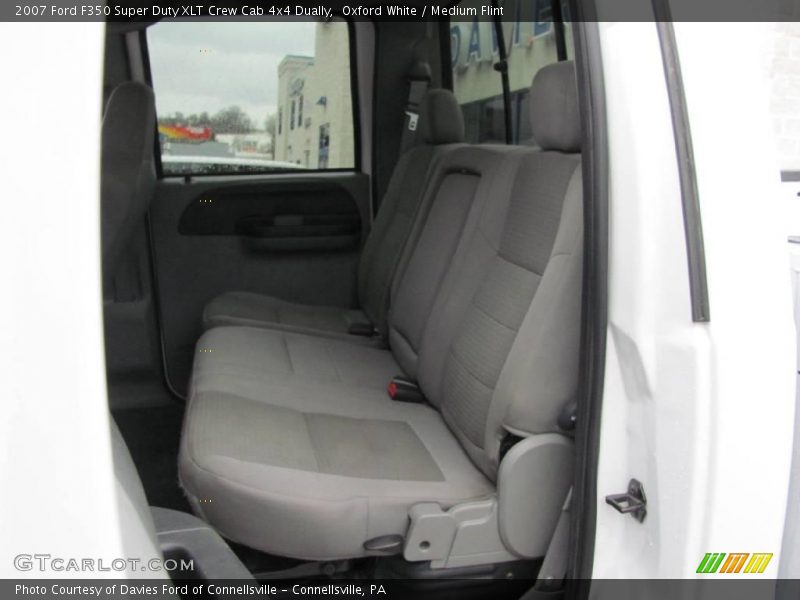 Oxford White / Medium Flint 2007 Ford F350 Super Duty XLT Crew Cab 4x4 Dually