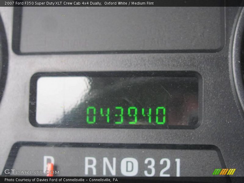 Oxford White / Medium Flint 2007 Ford F350 Super Duty XLT Crew Cab 4x4 Dually