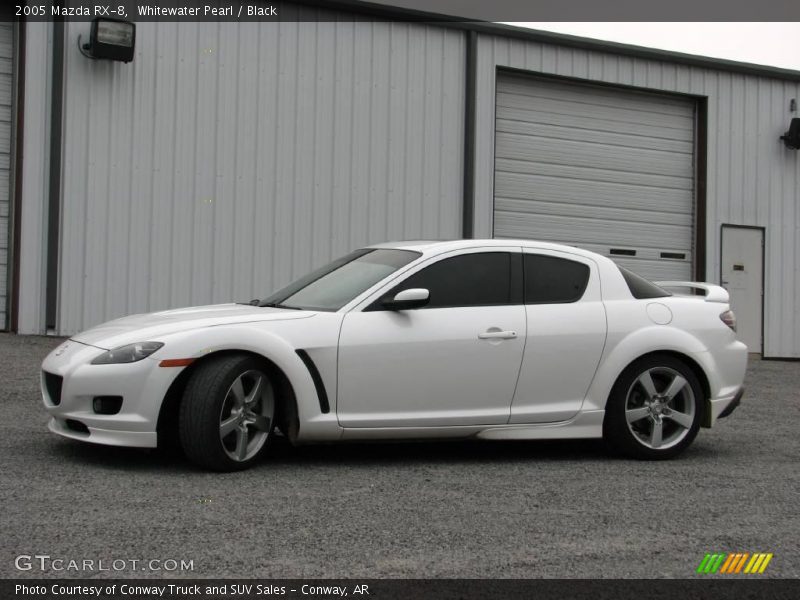 Whitewater Pearl / Black 2005 Mazda RX-8