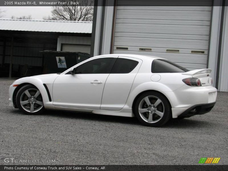 Whitewater Pearl / Black 2005 Mazda RX-8