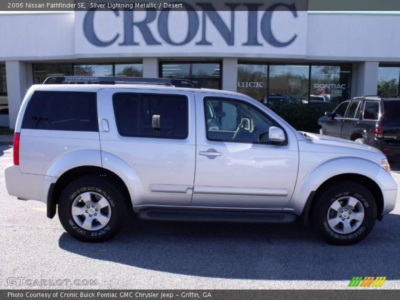 Silver Lightning Metallic / Desert 2006 Nissan Pathfinder SE