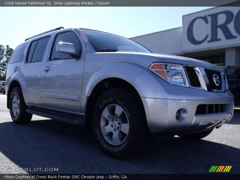 Silver Lightning Metallic / Desert 2006 Nissan Pathfinder SE