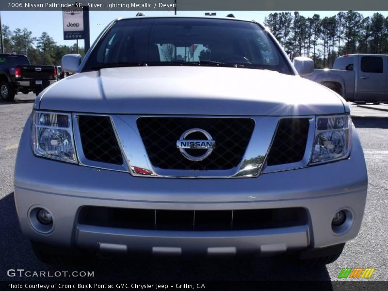 Silver Lightning Metallic / Desert 2006 Nissan Pathfinder SE