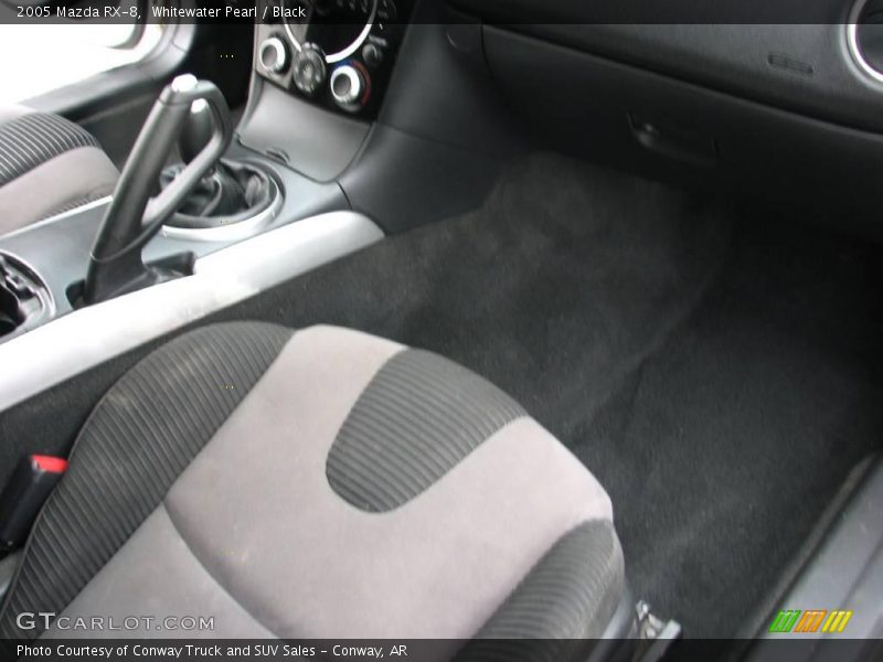 Whitewater Pearl / Black 2005 Mazda RX-8