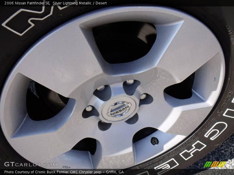 Silver Lightning Metallic / Desert 2006 Nissan Pathfinder SE