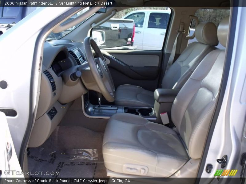 Silver Lightning Metallic / Desert 2006 Nissan Pathfinder SE
