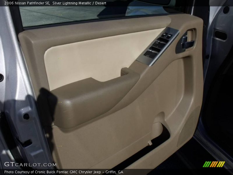 Silver Lightning Metallic / Desert 2006 Nissan Pathfinder SE