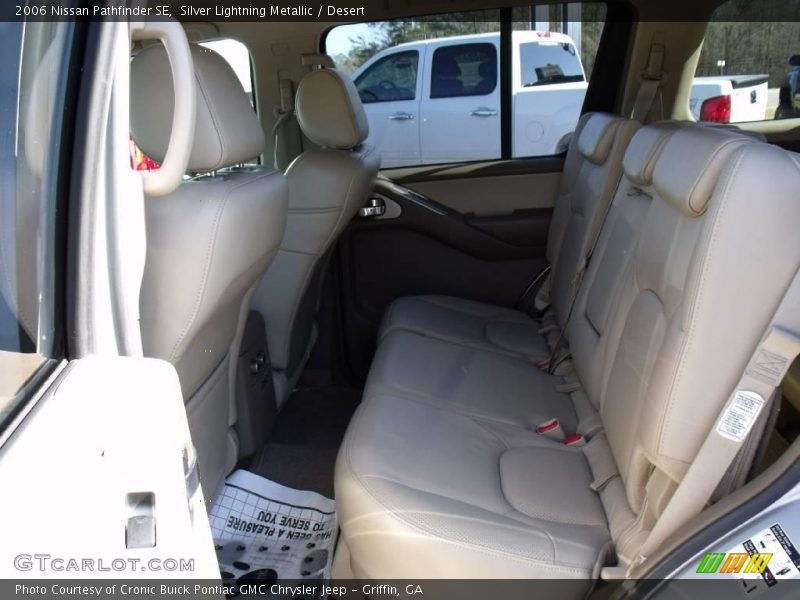 Silver Lightning Metallic / Desert 2006 Nissan Pathfinder SE