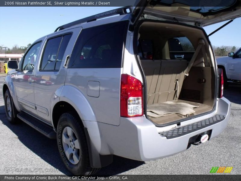 Silver Lightning Metallic / Desert 2006 Nissan Pathfinder SE