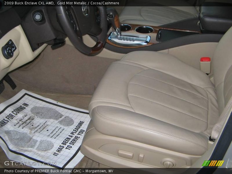 Gold Mist Metallic / Cocoa/Cashmere 2009 Buick Enclave CXL AWD