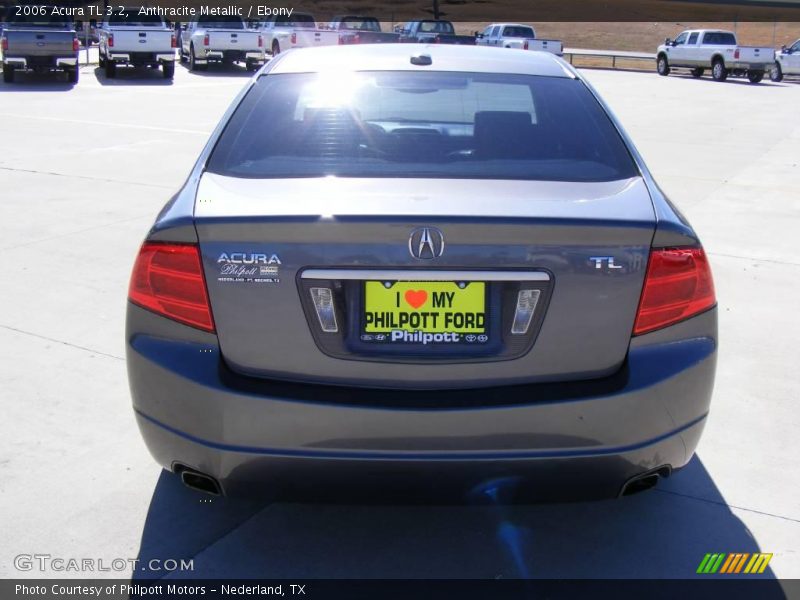 Anthracite Metallic / Ebony 2006 Acura TL 3.2
