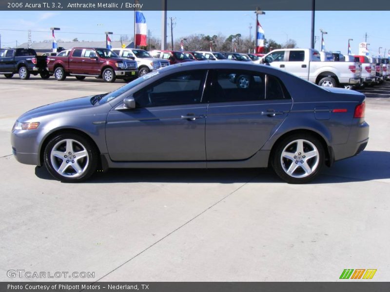 Anthracite Metallic / Ebony 2006 Acura TL 3.2
