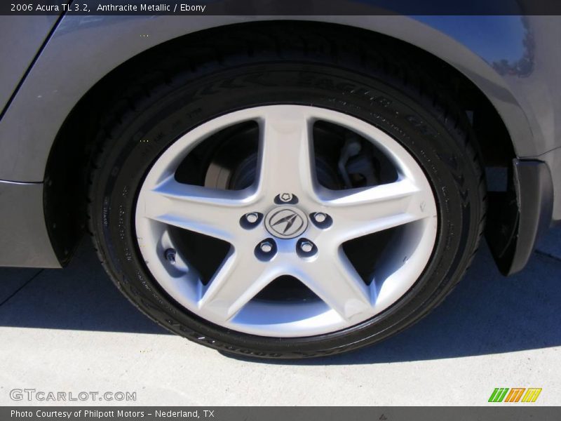 Anthracite Metallic / Ebony 2006 Acura TL 3.2