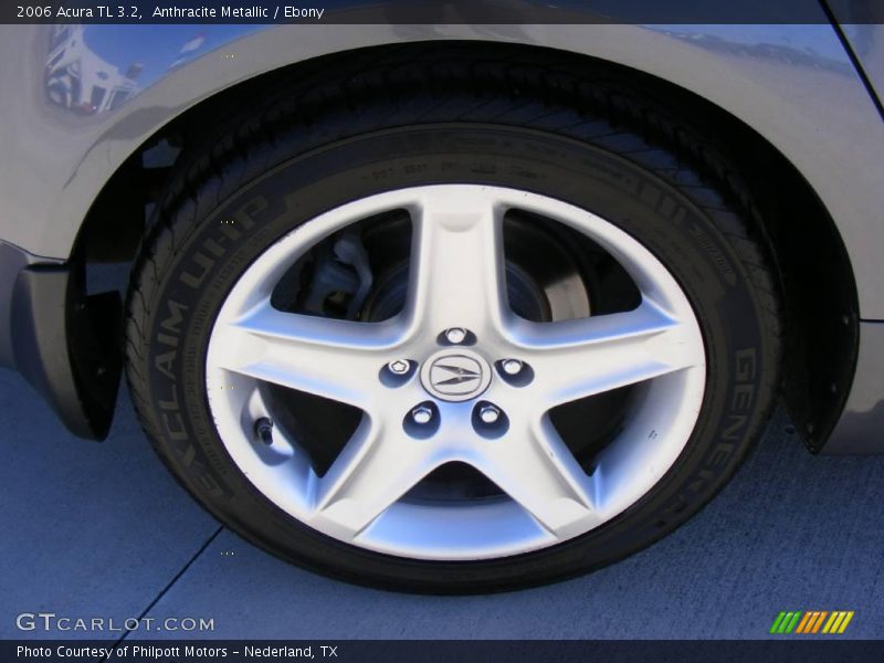 Anthracite Metallic / Ebony 2006 Acura TL 3.2