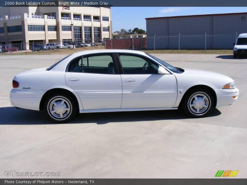 Bright White / Medium Gray 2000 Buick LeSabre Custom