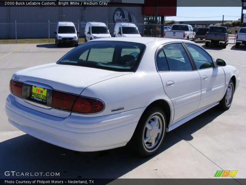 Bright White / Medium Gray 2000 Buick LeSabre Custom