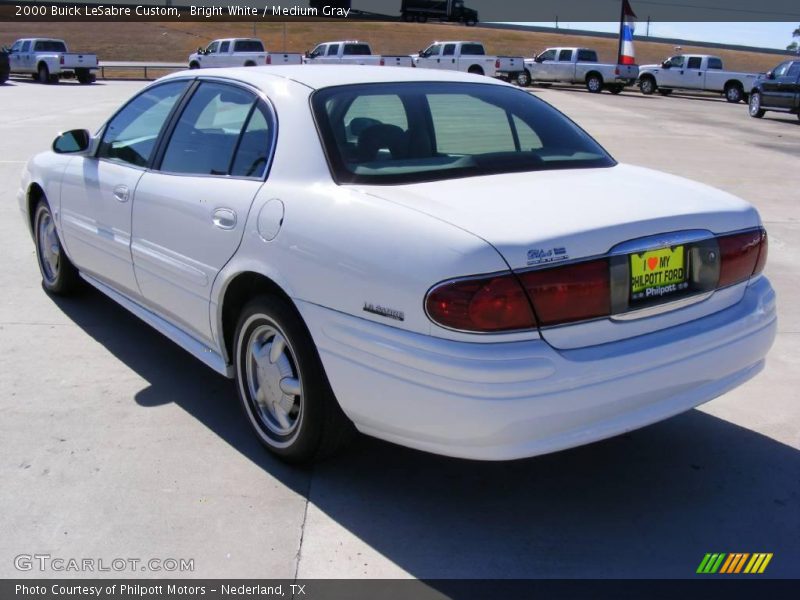 Bright White / Medium Gray 2000 Buick LeSabre Custom