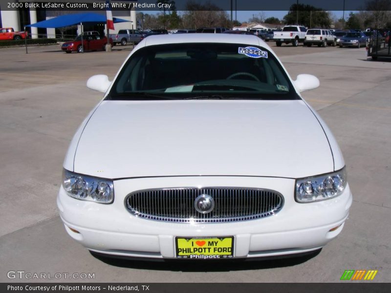 Bright White / Medium Gray 2000 Buick LeSabre Custom