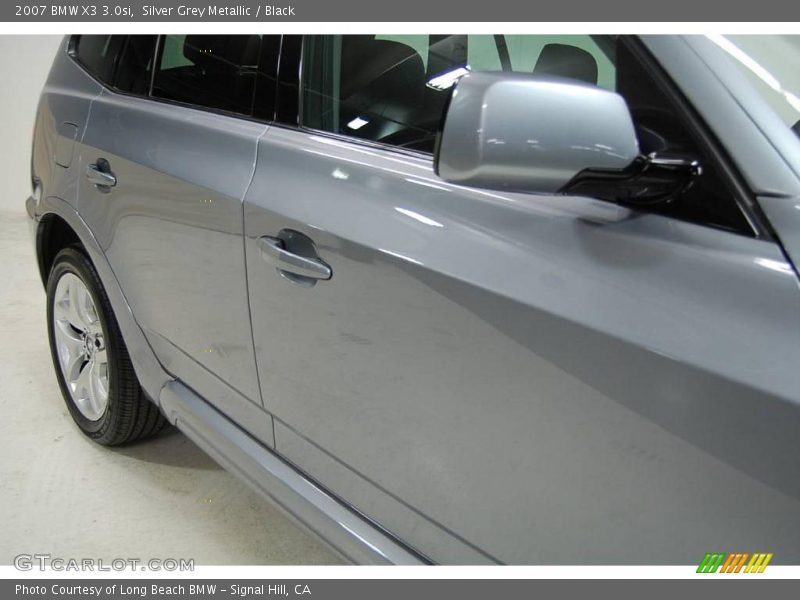 Silver Grey Metallic / Black 2007 BMW X3 3.0si