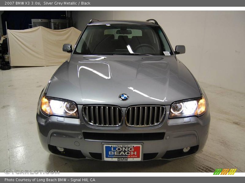 Silver Grey Metallic / Black 2007 BMW X3 3.0si