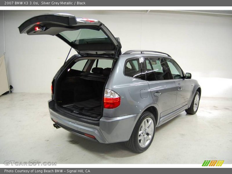 Silver Grey Metallic / Black 2007 BMW X3 3.0si