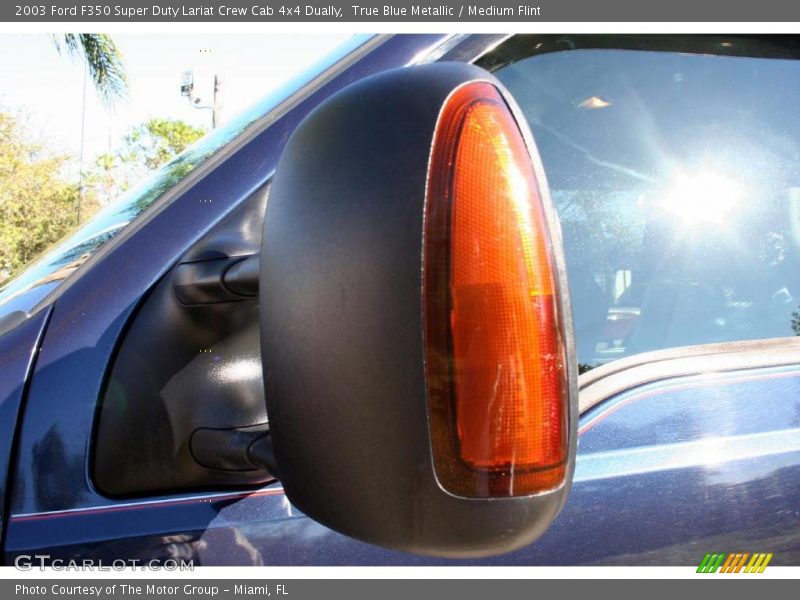True Blue Metallic / Medium Flint 2003 Ford F350 Super Duty Lariat Crew Cab 4x4 Dually