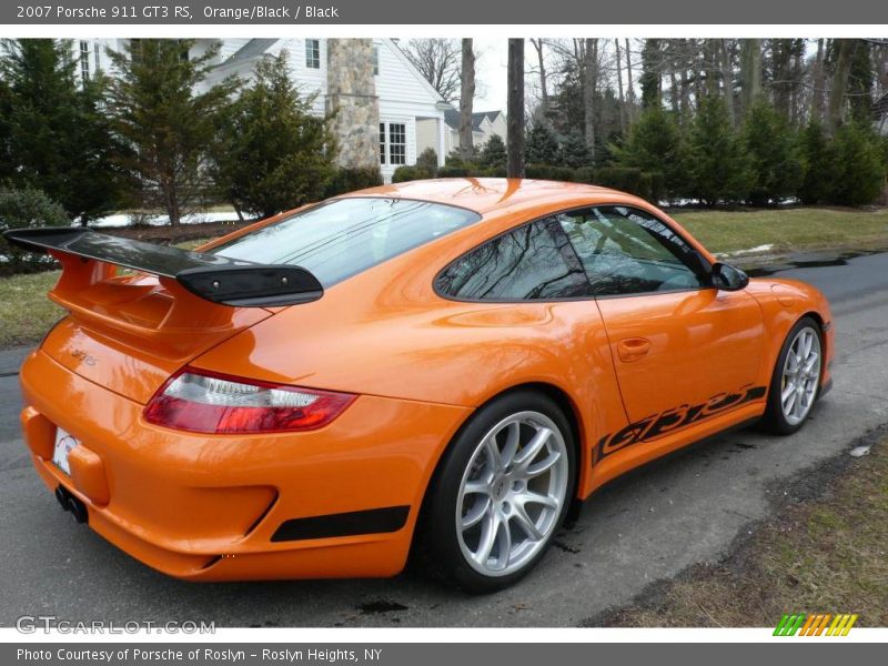 Orange/Black / Black 2007 Porsche 911 GT3 RS