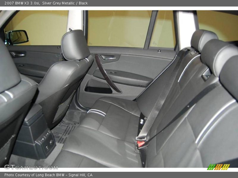 Silver Grey Metallic / Black 2007 BMW X3 3.0si