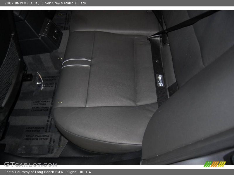 Silver Grey Metallic / Black 2007 BMW X3 3.0si