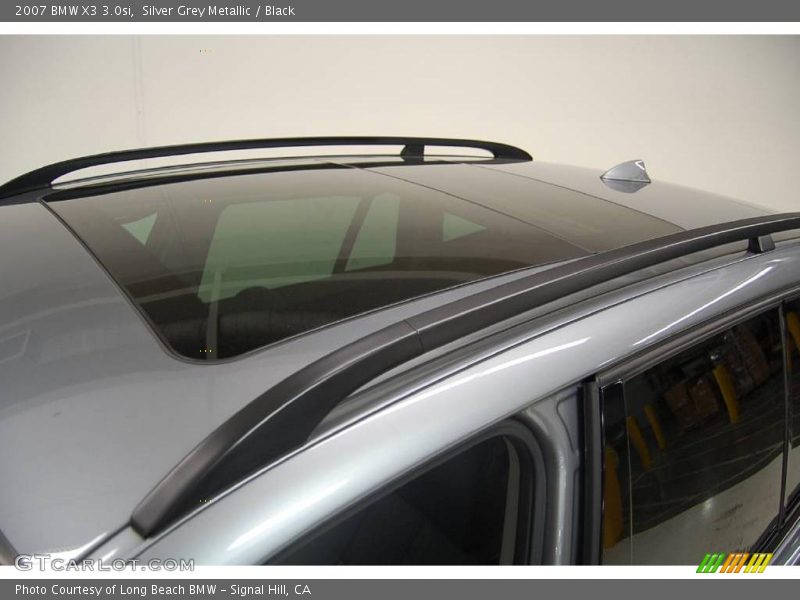 Silver Grey Metallic / Black 2007 BMW X3 3.0si
