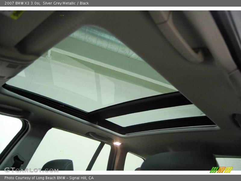 Silver Grey Metallic / Black 2007 BMW X3 3.0si