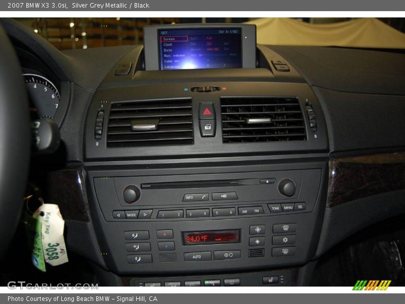 Silver Grey Metallic / Black 2007 BMW X3 3.0si