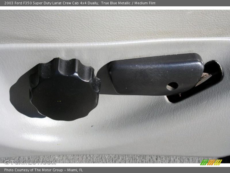 True Blue Metallic / Medium Flint 2003 Ford F350 Super Duty Lariat Crew Cab 4x4 Dually