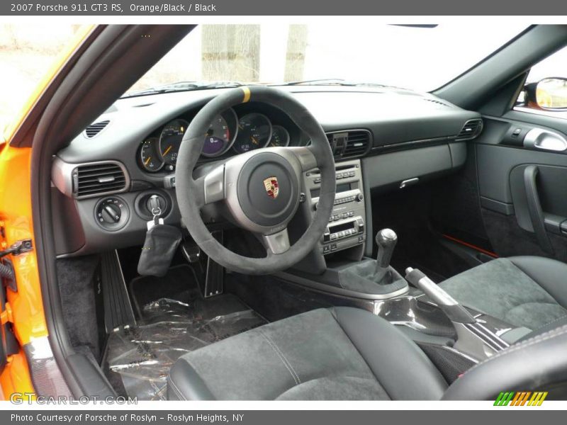 Orange/Black / Black 2007 Porsche 911 GT3 RS