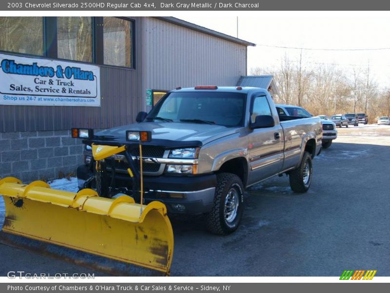 Dark Gray Metallic / Dark Charcoal 2003 Chevrolet Silverado 2500HD Regular Cab 4x4