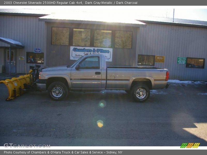 Dark Gray Metallic / Dark Charcoal 2003 Chevrolet Silverado 2500HD Regular Cab 4x4